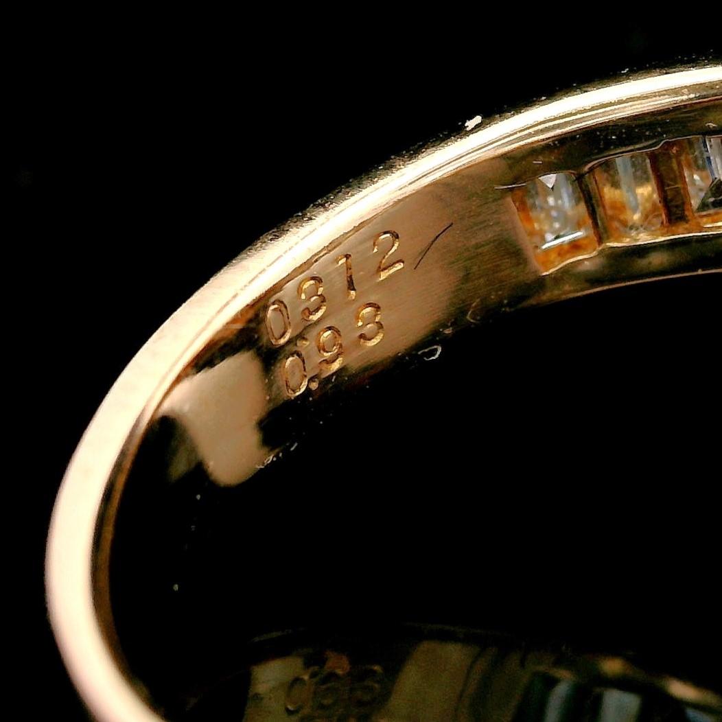 18k Yellow Gold and Diamond Ladies Fancy Ring Size 5