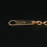 18k Yellow Gold and 0.61cttw Diamond Heart Pendant Necklace 20"