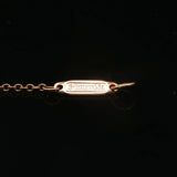 Tiffany & Co. 18k Yellow Gold and Diamond Mini Metro Cross Pendant Necklace 16"