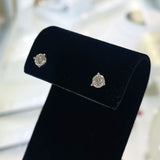 Brand New 1 1/2cttw Round Brilliant Diamond Stud Earrings 14k White Gold
