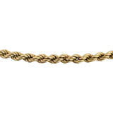 14k Yellow Gold 11.5g Vintage 3mm Rope Chain Necklace 24"