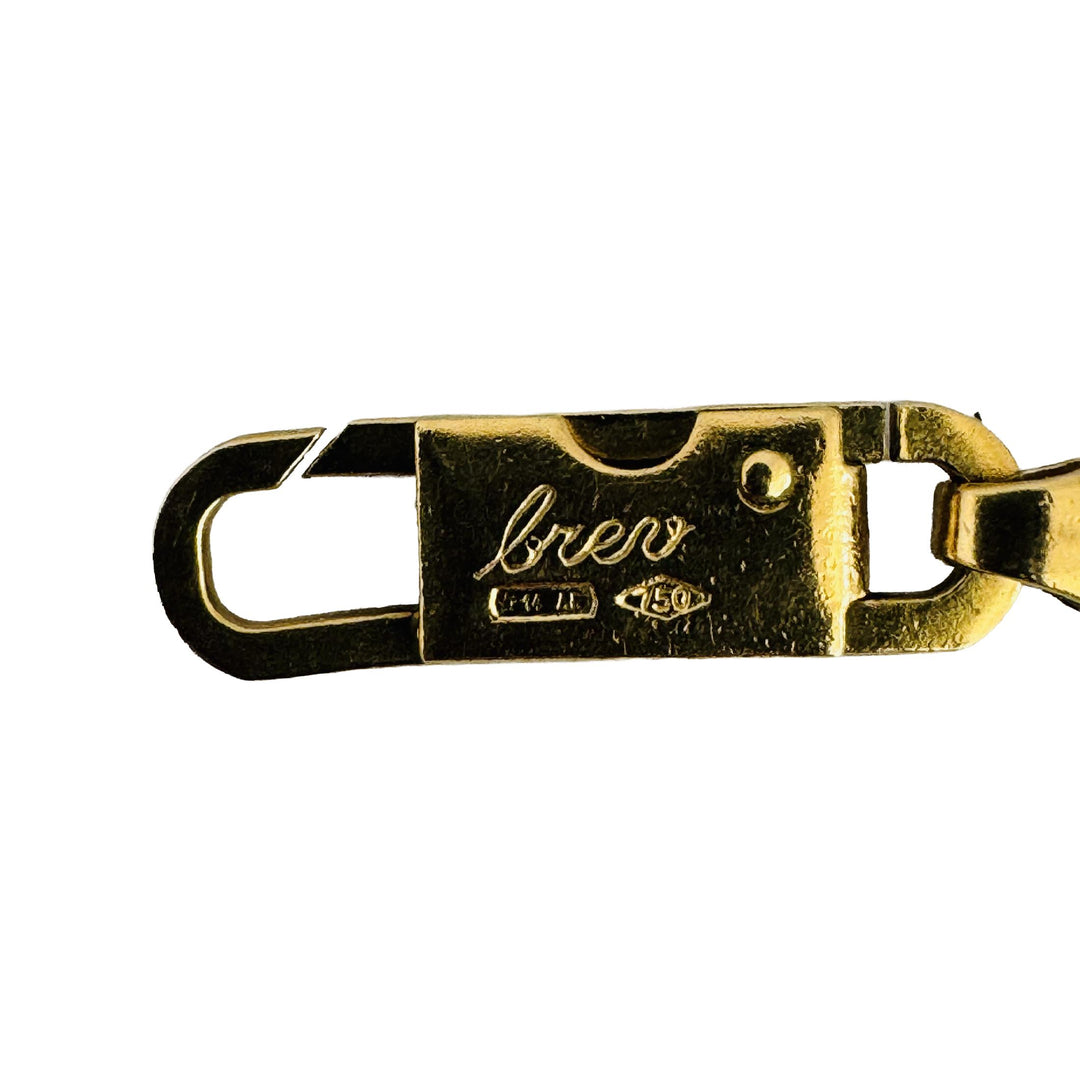 Chini 18k Yellow Gold 26.6g Solid Vintage 5mm Figaro Link Chain Necklace 20"