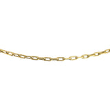 18k Yellow Gold 8.3g Solid Vintage Thin 2mm Cable Link Chain Necklace 20"