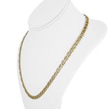 14k Yellow Gold 35.7g Solid Vintage 5.5mm Mariner Link Chain Necklace Italy 21"