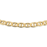 14k Yellow Gold 35.7g Solid Vintage 5.5mm Mariner Link Chain Necklace Italy 21"