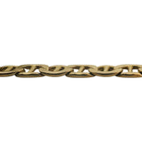 14k Yellow Gold 35.7g Solid Vintage 5.5mm Mariner Link Chain Necklace Italy 21"