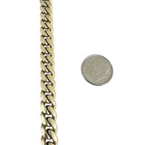 14k Yellow Gold 50.3g Solid Heavy 8mm Men's Cuban Link Bracelet 9"