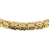 14k Yellow Gold 41g Ladies Thick 8.5mm Byzantine Link Necklace 16"