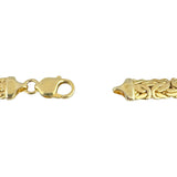 14k Yellow Gold 41g Ladies Thick 8.5mm Byzantine Link Necklace 16"