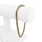 10k Yellow Gold 5.7g Men's 4mm Wheat Link Bracelet 9"