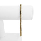 10k Yellow Gold 5.7g Men's 4mm Wheat Link Bracelet 9"