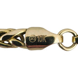10k Yellow Gold 5.7g Men's 4mm Wheat Link Bracelet 9"