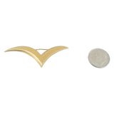 Tiffany & Co. 18k Yellow Gold 6.6g Vintage Large Seagull Pin Brooch