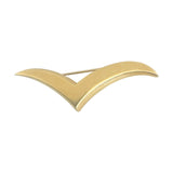 Tiffany & Co. 18k Yellow Gold 4.4g Vintage Medium Seagull Pin Brooch