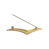 Tiffany & Co. 18k Yellow Gold 4.4g Vintage Medium Seagull Pin Brooch