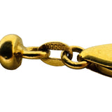 14k Yellow Gold 28.4g Solid 3mm Squared Franco Link Chain Necklace Italy 20"