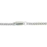 14k White Gold and 1cttw Thin Diamond Tennis Bracelet 7"