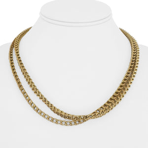 10k Yellow Gold 29.8g Very Long 3.5mm Squared Franco Link Necklace 37"