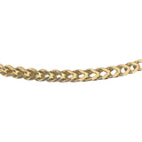 10k Yellow Gold 29.8g Very Long 3.5mm Squared Franco Link Necklace 37"