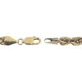 10k Yellow Gold 7.5g Hollow Men's 6mm Rope Bracelet 8.5"
