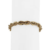 10k Yellow Gold 7.5g Hollow Men's 6mm Rope Bracelet 8.5"