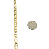 18k Yellow Gold 36.2g Solid Vintage Mariner Link Chain Necklace Italy 19.5"
