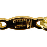 18k Yellow Gold 3.7g Vintage Light 5mm Filigree Link Bracelet 7"