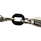 18k White Gold 8.8g Six Strand Cable Link Necklace 16"