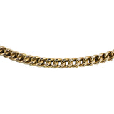 14k Yellow Gold 21.4g Diamond Cut 3.5mm Squared Franco Link Chain Necklace 20"