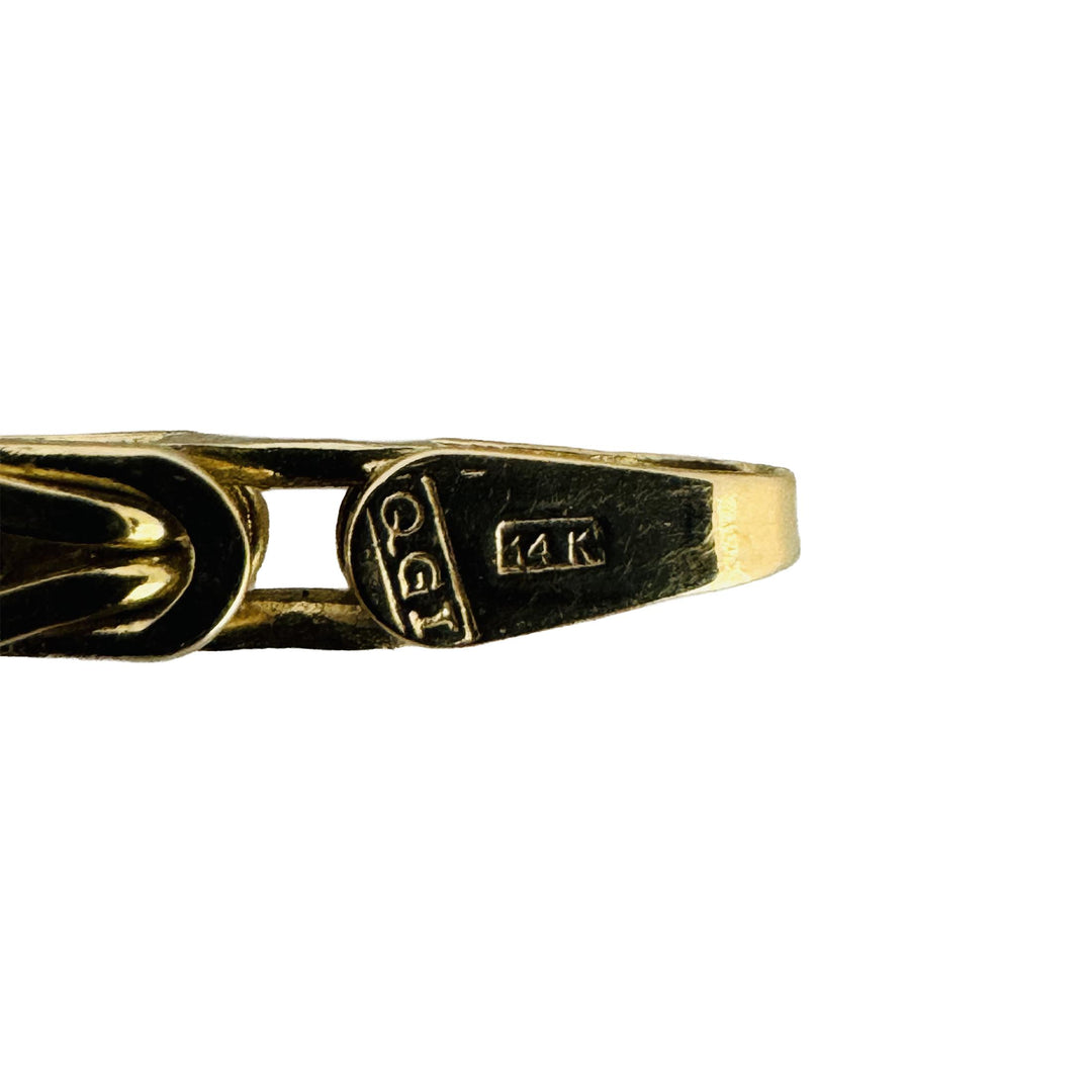 14k Yellow Gold 23.4g Solid Thin 2.5mm Squared Byzantine Link Necklace Italy 18"