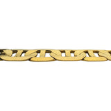14k Yellow Gold 36.3g Solid Men's 11mm Mariner Link Bracelet Italy 8.25"