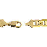 14k Yellow Gold 36.3g Solid Men's 11mm Mariner Link Bracelet Italy 8.25"
