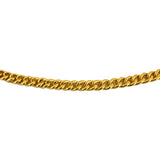 24k Pure Yellow Gold 22.8g Solid Heavy 3mm Curb Link Chain Necklace 19"