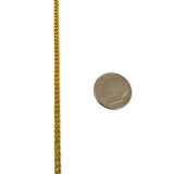 24k Pure Yellow Gold 22.8g Solid Heavy 3mm Curb Link Chain Necklace 19"