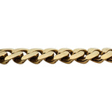 14k Yellow Gold 34.7g Semi Solid Ladies Cuban Link Chain Necklace 15"