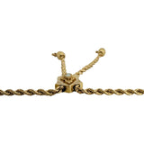 14k Yellow Gold 52g Vintage Opal Lariat Tassel Rope Necklace 16"