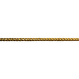 24k Pure Yellow Gold 12.5g Solid Thin 2.2mm Curb Link Chain Necklace 19"