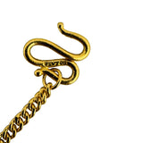 24k Pure Yellow Gold 12.5g Solid Thin 2.2mm Curb Link Chain Necklace 19"