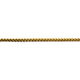 22k Yellow Gold 12.5g Solid Thin 2.5mm Curb Link Chain Necklace 18.5"