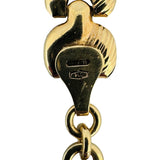 18k Yellow Gold 21.3g Vintage Ladies 9mm Fancy Link Necklace Italy 18"