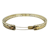 14k Yellow Gold 12g Solid Vintage 6mm Fancy Bangle Bracelet 7"