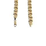 14k Yellow Gold 13g Ladies Hugs and Kisses XO Link Necklace Italy 16"