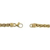 14k Yellow Gold 24.5g Long 5mm Fancy Circle Link Chain Necklace 31"