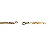 14k Yellow Gold 10.7g Solid Men's 3mm Mariner Link Chain Necklace Italy 23"