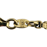14k Yellow Gold 4.3g Hollow Light 2.8mm Ladies Box Link Bracelet Italy 7"
