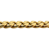 14k Yellow Gold 7.9g Hollow Polished 9.5mm Cuban Link Bracelet 8.25"