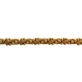 14k Yellow Gold 17.9g Vintage 4mm Beaded Rope Twist Necklace Italy 17.5"