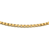 14k Yellow Gold 19.7g Solid Vintage 2.5mm Box Link Chain Necklace 20"