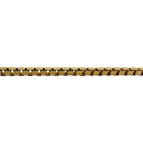 14k Yellow Gold 19.7g Solid Vintage 2.5mm Box Link Chain Necklace 20"