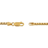 14k Yellow Gold 19.7g Solid Vintage 2.5mm Box Link Chain Necklace 20"